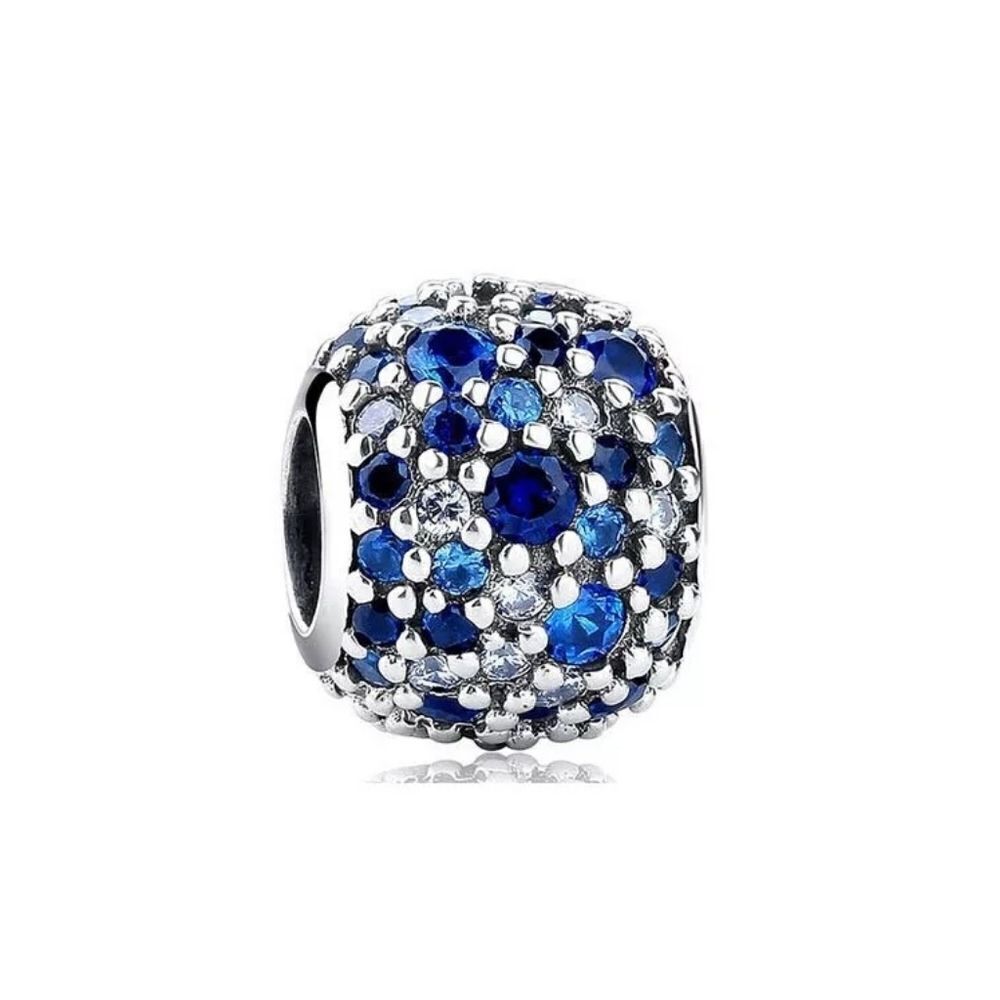 925 Sterling Silver Blue Garden Charm